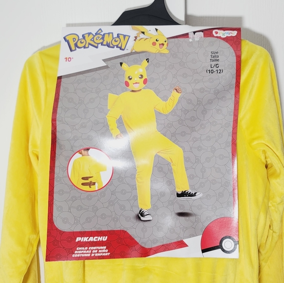 COPY - NEW Pokemon Pikachu Child Costume Size Large (10-12) - Picture 4 of 5
